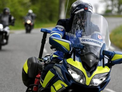 Moto de gendarmerie (photo d'illustration) - VALENTINE CHAPUIS / AFP